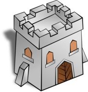 tower castle drawing