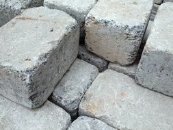 grey paving stones