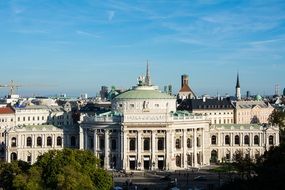 Burgtheater is a court theater in Vienna