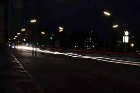 hamburg night road