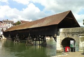 olten switzerland bridge covered