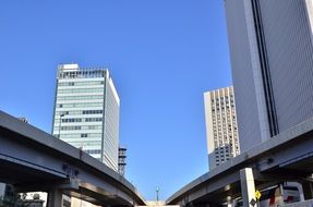 tall building on the streets of Tokyo