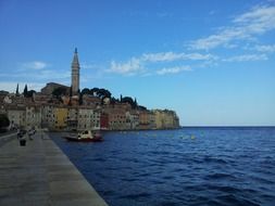 monument near the adriatic sea in croatia