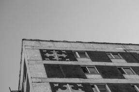 house, black and white