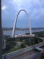 St. Louis Arch near the water