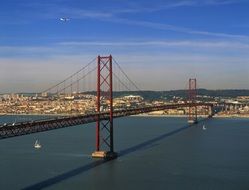 magnificent bridge lisbon