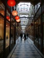 gallery corridor in paris