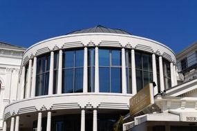 hotel and restaurant in historic building