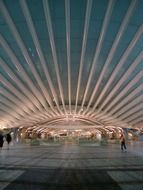 contemporary art at a station in portugal