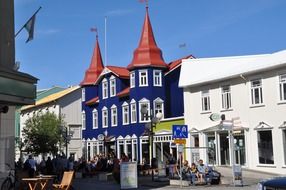 iceland akureyri buildings