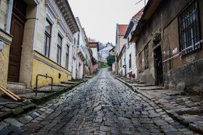 paving stones in the old town