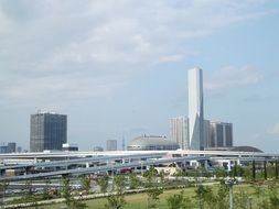cityscape of Modern architecture in Tokyo