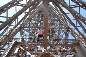 lift at the Eiffel Tower