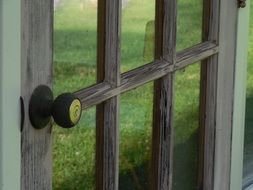 door knob lock close-up