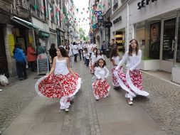 Street festival in France