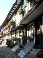 historical facades of the old town