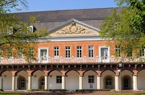 historical pompous building in east frisia