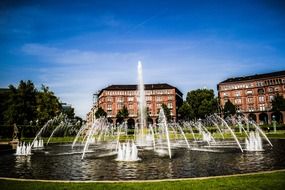 mannheim city fountain