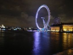 london eye as night attraction