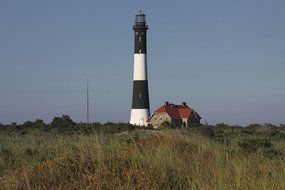 lighthouse on the horizon