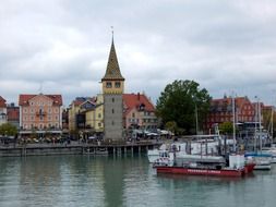 landscape of the lake constance in Bavaria