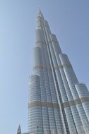 The Burj Khalifa is a skyscraper in Dubai