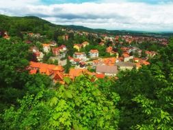roofs of houses in Blankenburg