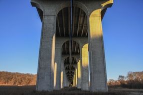 concrete bridge supports