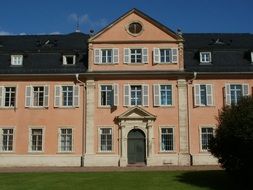 Front view of the palace in Schwetzingen