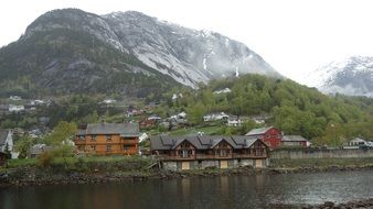 quiet Eidfjord in Norway