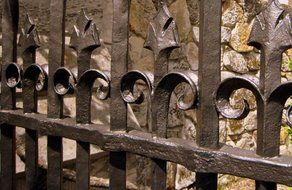 forged metal fencing