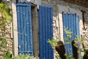 shutters open