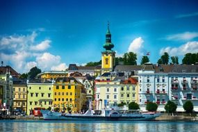 austria town buildings