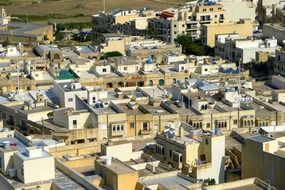 flat roofs on buildings in malta