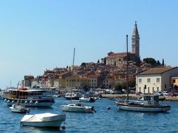 port in Krk, Croatia