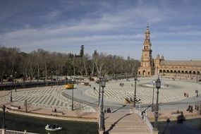 europe square, spain, seville