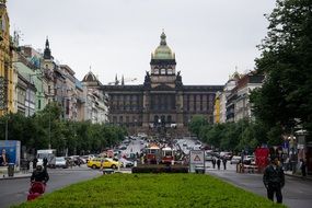 Wenceslas Square in Prague