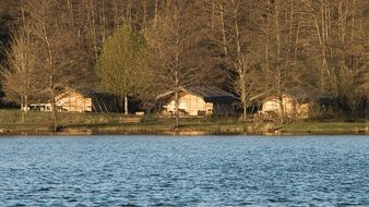 bungalow at the mouth of the pond
