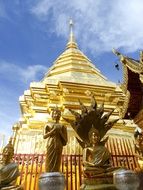 golden tower in thailand