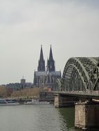 bridge over the river in germany