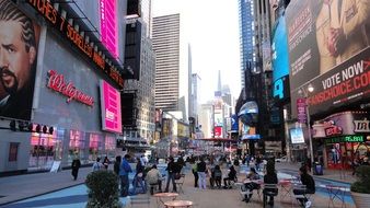 busy times square