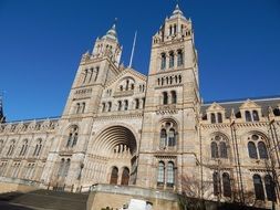 building of the natural history museum in london