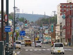 city street in Otaru