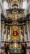 baroque church altar