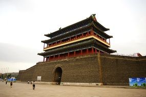 Zhengyang Gate, archery tower, china, beijing