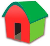 Icon of multicolored home