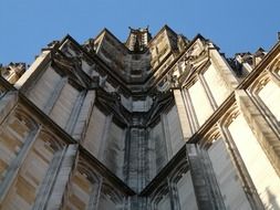 building of Ulm cathedral triangular