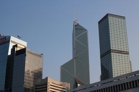 Skyscrapers in hong kong