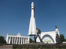 soviet spaceship at VDNH, Russia