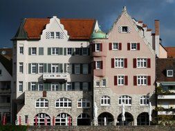 architecture on waterfront